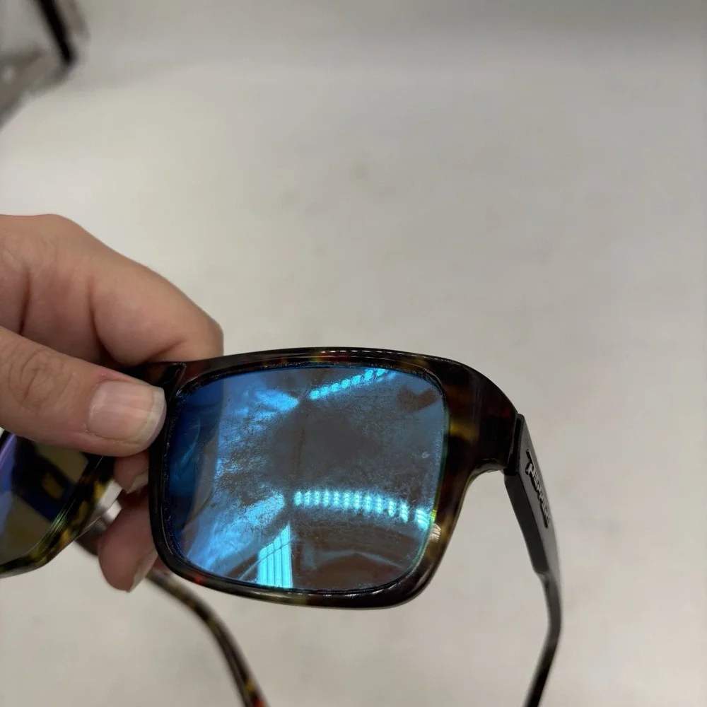 Peppers Flow Masters Polarized Sunglasses LP4602-5 Kahuna Blue Lens Brown Frame
